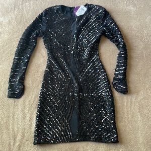 Windsor black sequins dress